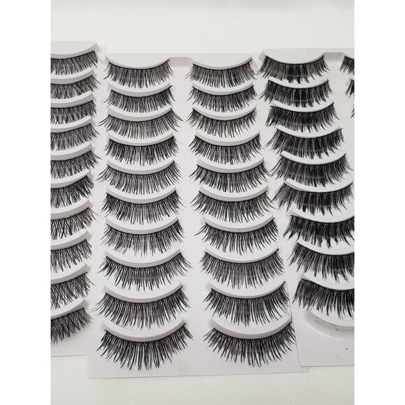 Zwellbe Fashion False Eyelashes - Variety of 48 Pairs w. 1 Extra Lash - Picture 5 of 8